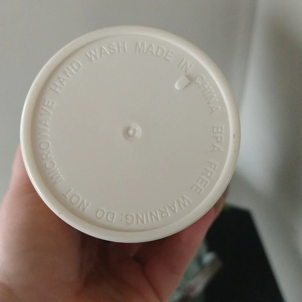 Kate Spade printed coffee themed insulated tumbler travel cup